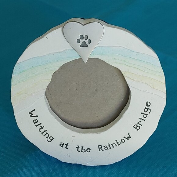 "Waiting at the Rainbow Bridge" Picture Frame - Picture 1 of 12